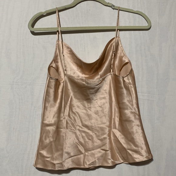 Fleur du Mal Champagne Silk Tank Top - Picture 5 of 5